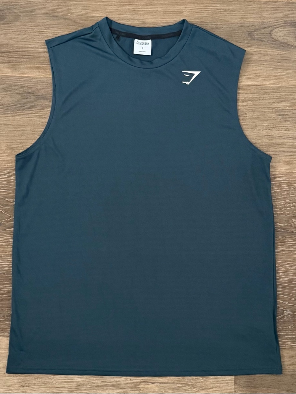 Gymshark Arrival Oversized Tank Top Athletic Gym Workout Blue Sz Small NWOT
